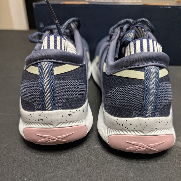 Reebok Blue and Pink HIIT TR Safety Comp Toe Athletic Work Sneakers Women's 7.5 - Picture 3 of 11